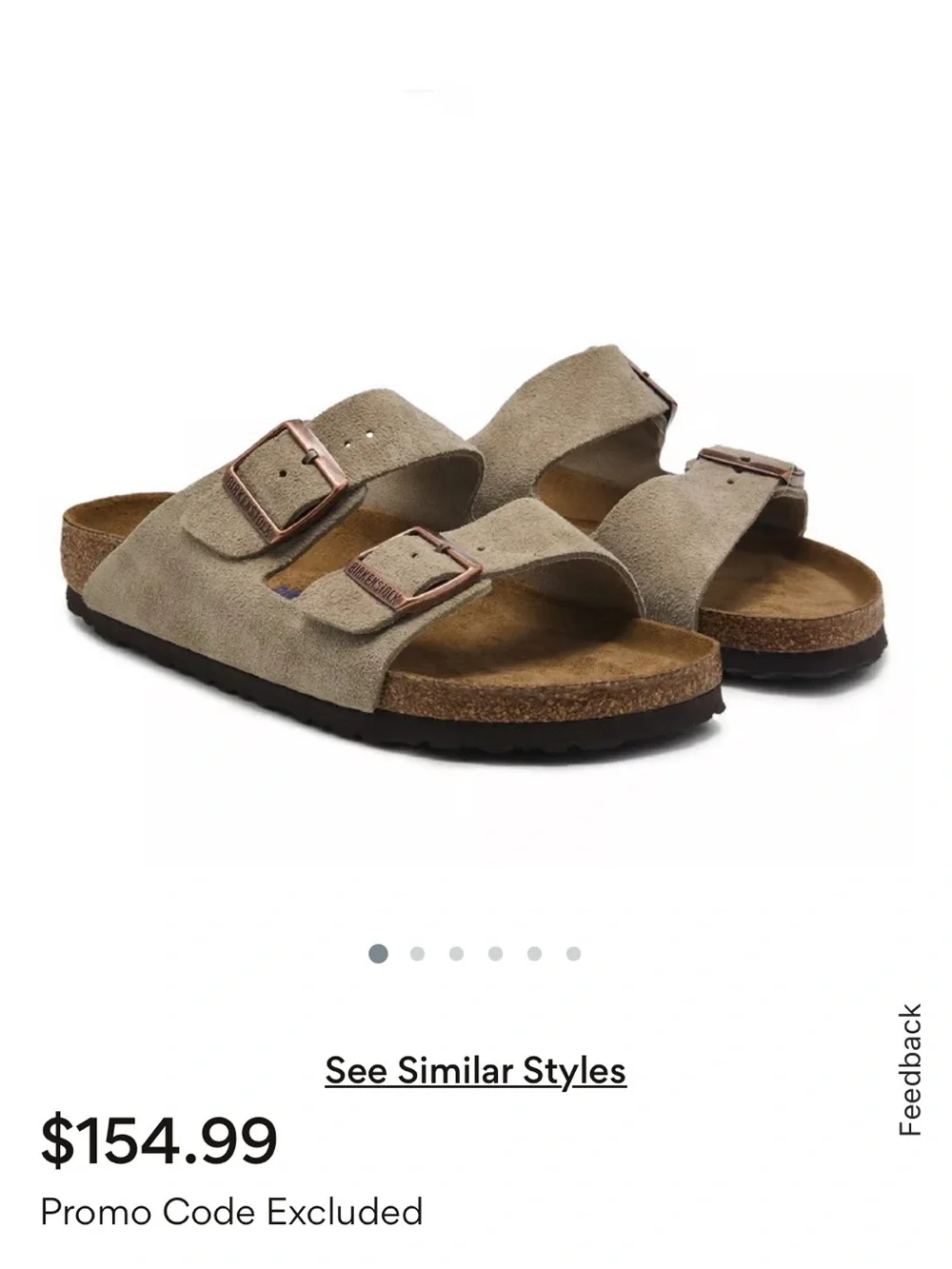 😎 Birkenstocks Arizona taupe suede